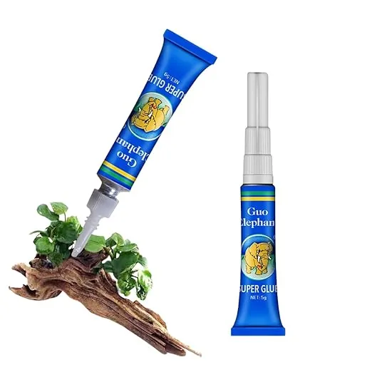 Aquarium Glue on Driftwood