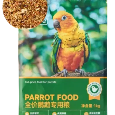 Yee Premium Parrot Food_Packed with Bird Image (1KG)